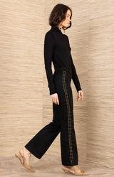 Alexia Suede Studs Pant