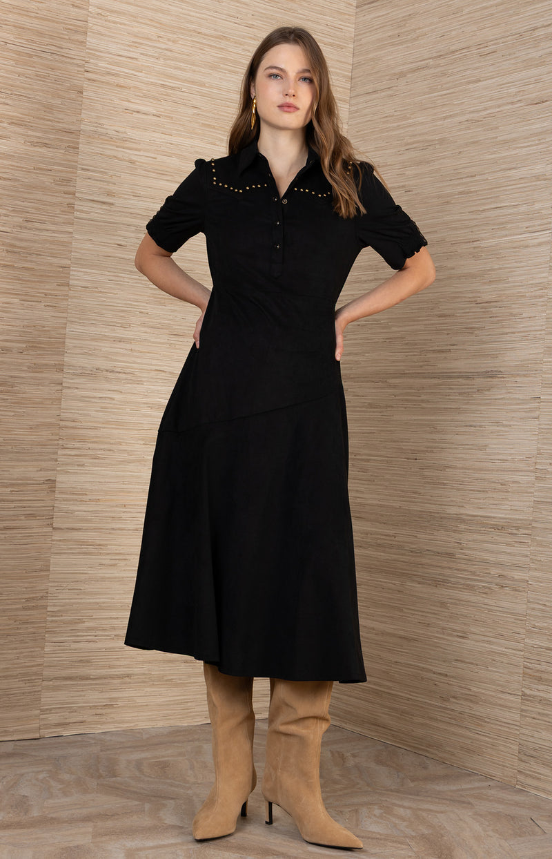 Kaisley Suede Dress