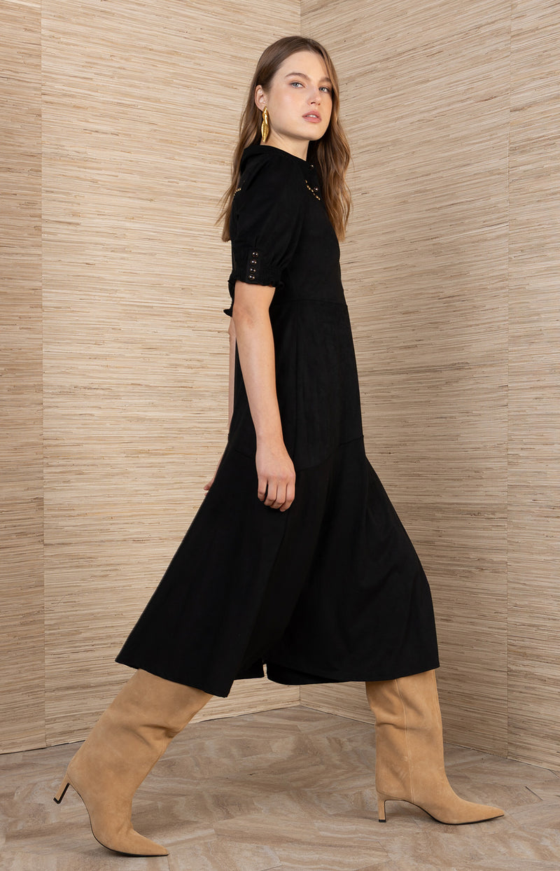 Kaisley Suede Dress Navy / S Kaisley Suede Dress Navy / S