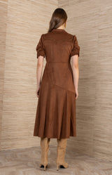Kaisley Suede Dress
