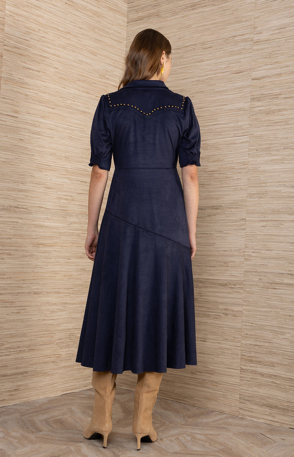 Kaisley Suede Dress
