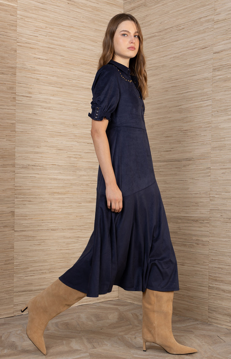 Kaisley Suede Dress