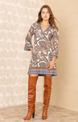 Laylah Jersey Dress, color-Ivory