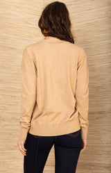 Scarlette Silk Cardigan, color-Pink