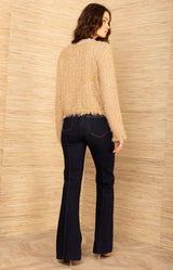 Madalyn Boucle Cardigan, color-Beige