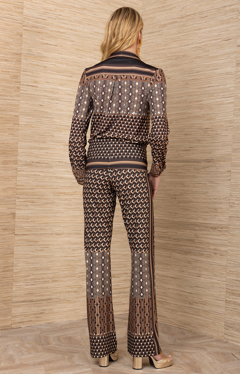 Luella Jersey Pant, color-Black