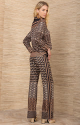 Luella Jersey Pant, color-Black