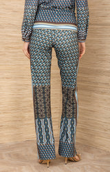 Luella Jersey Pant, color-Teal