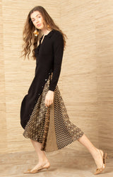 Kynlee Sweater Dress, color-Black