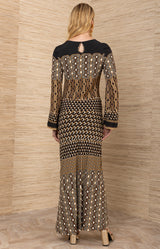 Ellen Dress, color-Black