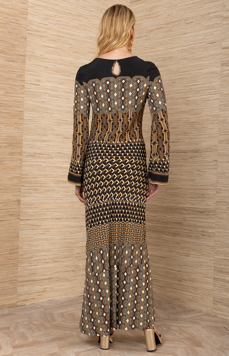 Ellen Dress, color-Black