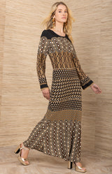 Ellen Dress, color-Black