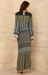 Ellen Dress, color-Teal