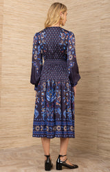 Raquel Charmeuse Dress, color-Black