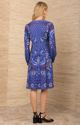 Kimora Jersey Dress, color-Navy