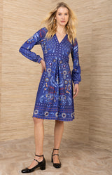 Kimora Jersey Dress, color-Navy