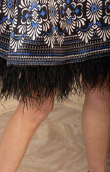 Loretta Charmeuse Dress, color-Black