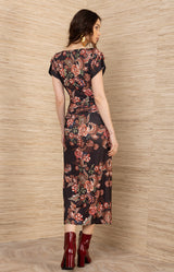 Iliana Jersey Dress, color-Black