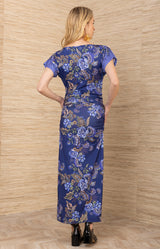 Iliana Jersey Dress, color-Navy