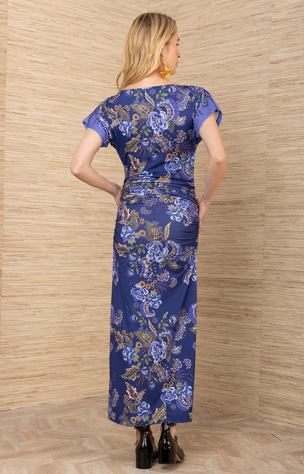 Iliana Jersey Dress, color-Navy