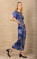 Iliana Jersey Dress, color-Navy