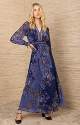Paityn Chiffon Maxi Dress, color_Navy