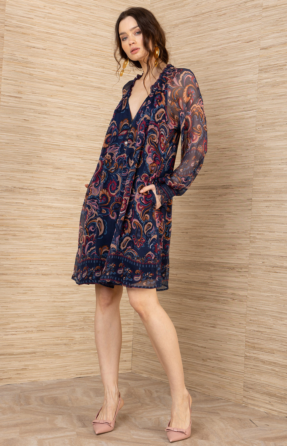 hale bob silk slip dress Hale Bob Dress