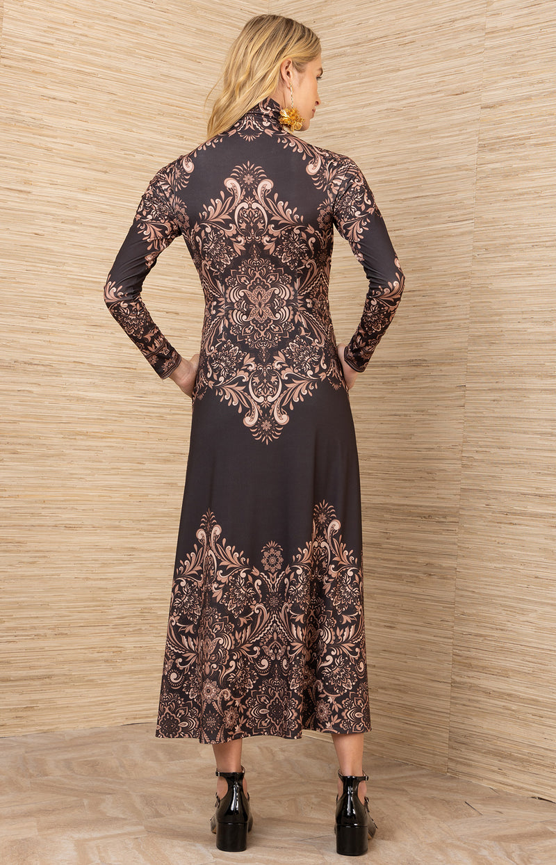 Ainhoa Jersey Dress, color-Black