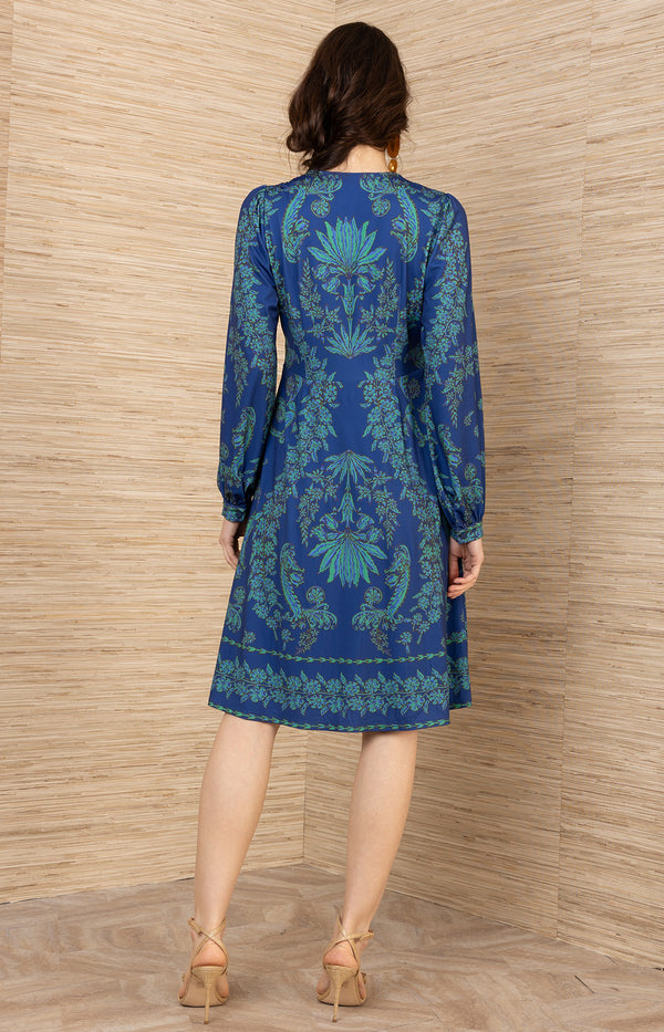 Judith Jersey Dress,color-Navy