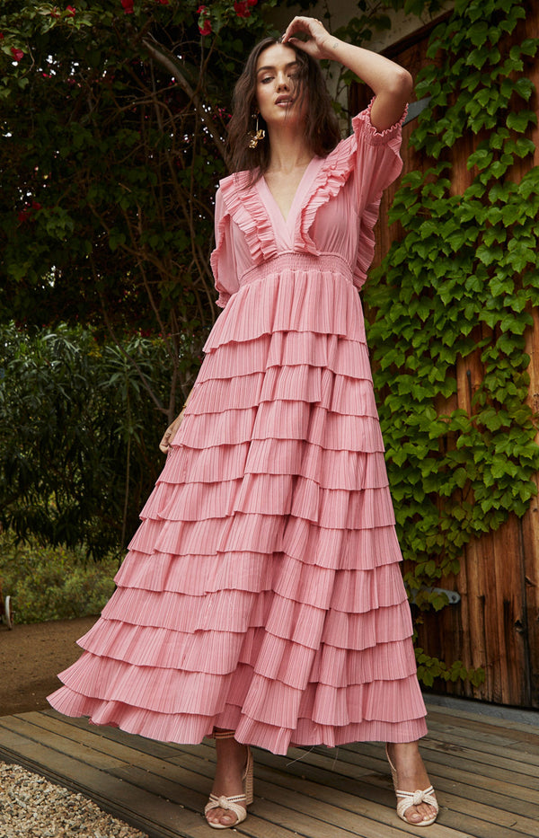 midi dresses women Heath Puff Sleeve Plus Midi Dress