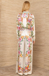 Lyanna Charmeuse Pant, color-Ivory