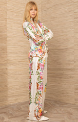 Lyanna Charmeuse Pant, color-Ivory