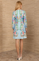 Sariah Jersey Dress, color-Blue