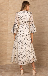 Aiyana Organza Maxi Dress, color-Ivory