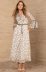 Aiyana Organza Maxi Dress, color-Ivory