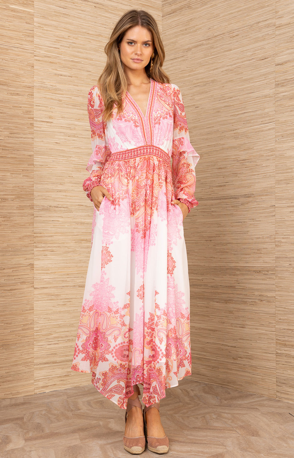 Kamilah Chiffon Maxi Dress