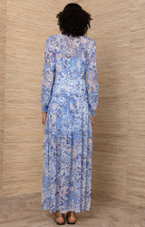 Meghan Chiffon Dress, color_blue