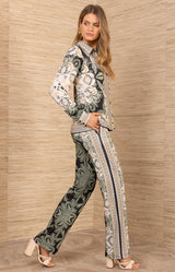 Tatiana Jersey Top, color-Black