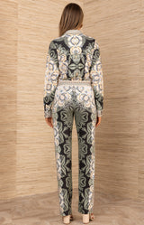 Tori Jersey Pant, color-Black