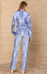 Tori Jersey Pant, color-Blue