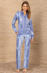 Tori Jersey Pant, color-Blue