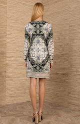 Aarya Jersey Dress, color-Black