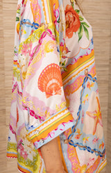 Annabella Charmeuse Top, color-Orange