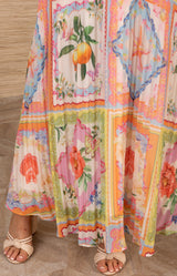 Lovisa Chiffon Dress, color-Orange