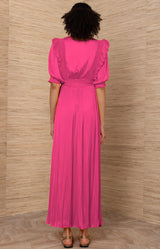 Lovisa Charmeuse Dress, color_Pink