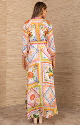 Lakelynn Linen Maxi Dress, color-Orange