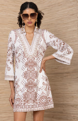 Zella Jersey Dress, color-Ivory