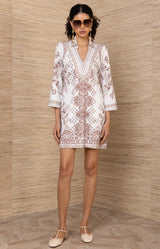 Zella Jersey Dress, color-Ivory