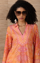 Zella Jersey Dress, color-Orange