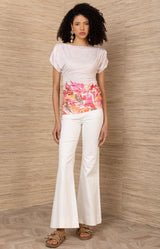 Blessing Jersey Top, color-Pink